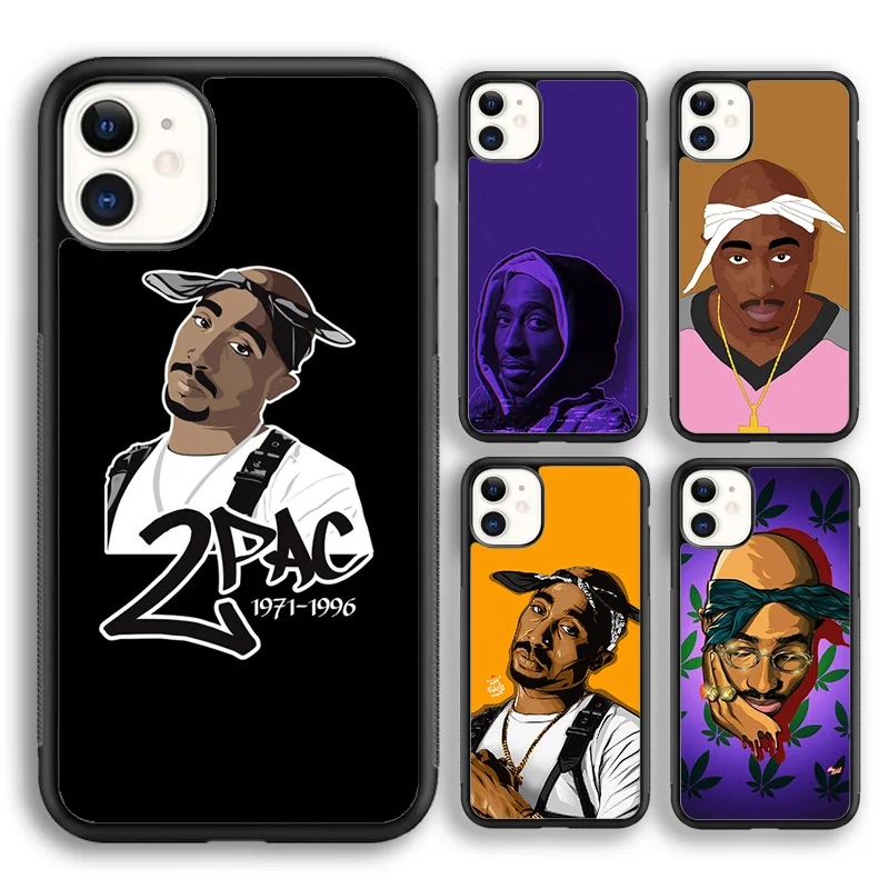 2pac tupac Crown 2 pac soft Phone Case Cover For iPhone 14 5s SE 2020 6s 7 8 plus X XS XR 11 12 13 mini pro max coque Shell |