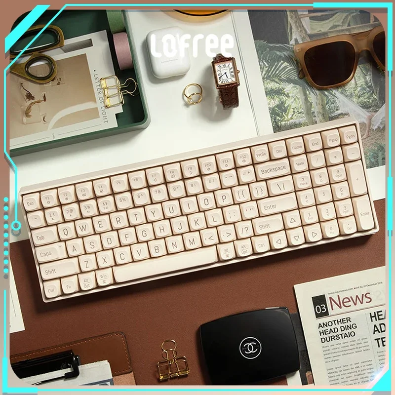 

Lofree Xiaoqiao Wireless Bluetooth Mechanical Keyboard Hotswap Keyboard Desktop Keyboards Gaming Design Accessories Pc Laptop