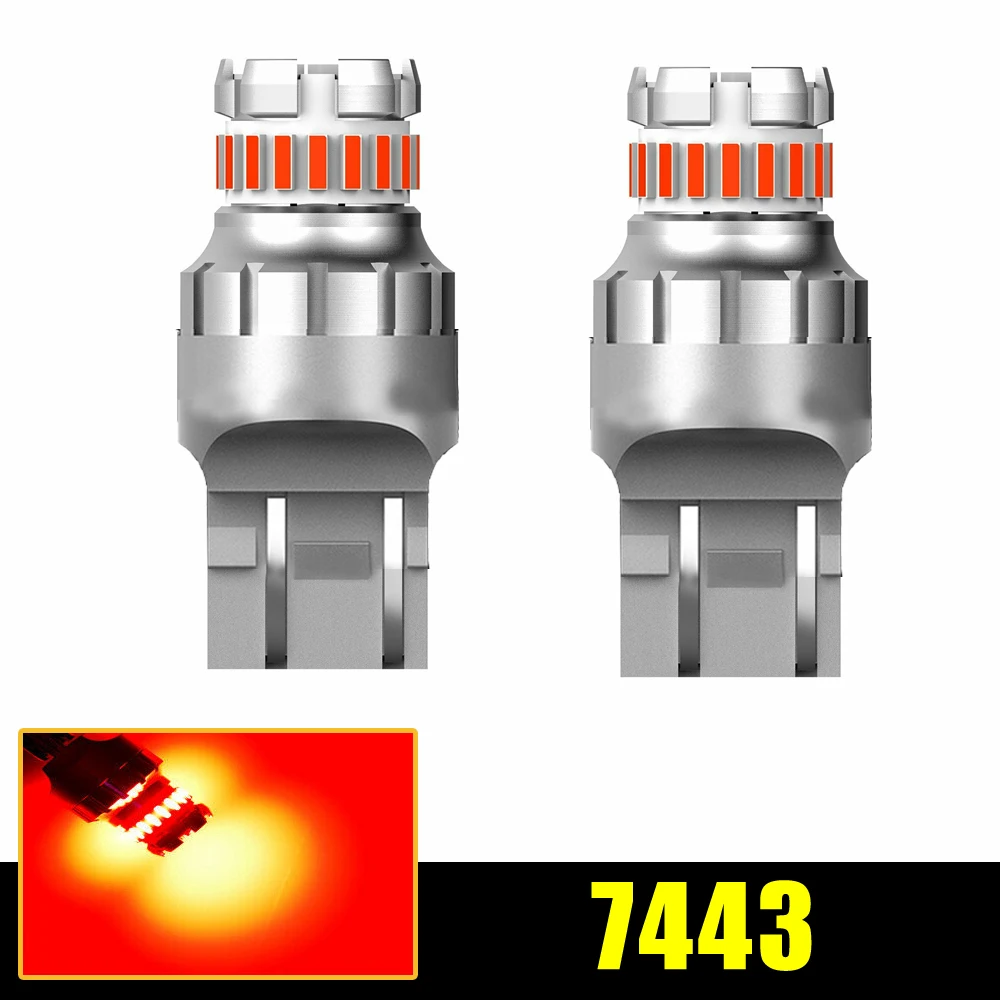 2 шт. автомобильные светодиодсветодиодный лампы T20 W21W W21/5W WY21W 7440 7443 |