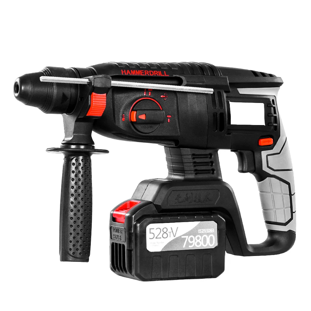 Перезаряжаемая бесщеточная аккумуляторная ударная дрель электрическая