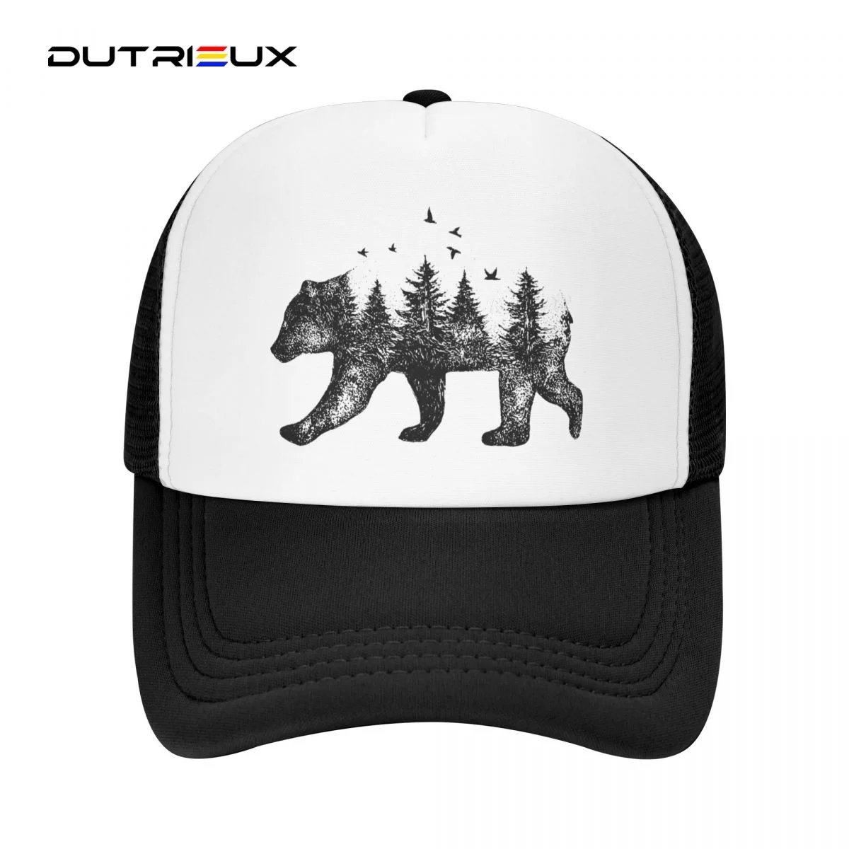 

Forest Bear 2023 Summer Women Men Mesh Baseball Cap Sunhat Outdoor Breathable Hats Casquette