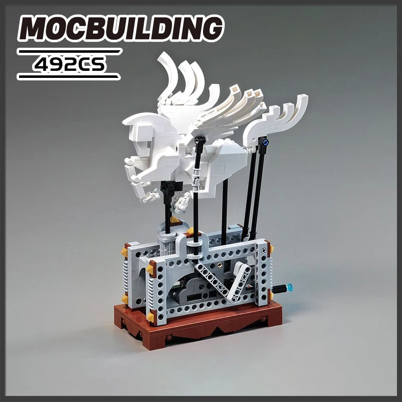 

Tech Education Series Kid toys Pegasus floats MOC building blocks Educational toys with puzzle assembly model Christmas gift