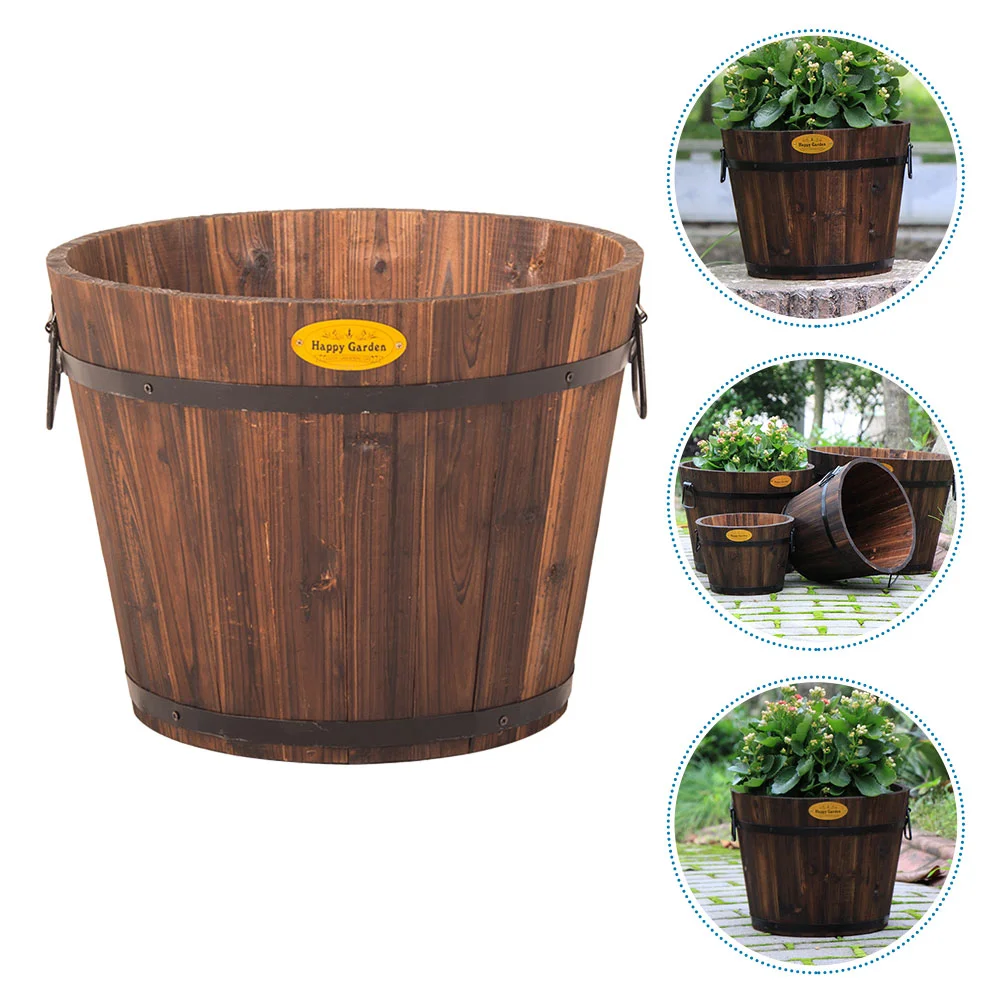 

Para De Mujer Interiors Wooden Flower Bucket Outdoor Racks Vegetable Gardening Multi-purpose