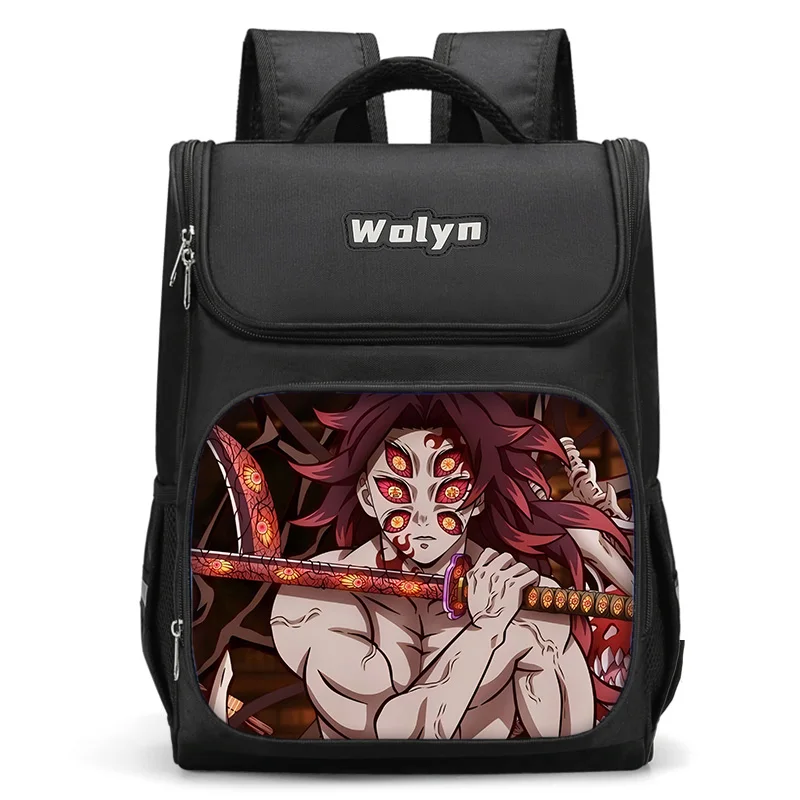 Большой детский рюкзак японского аниме Demon Slayer для мальчиков и девочек школьная