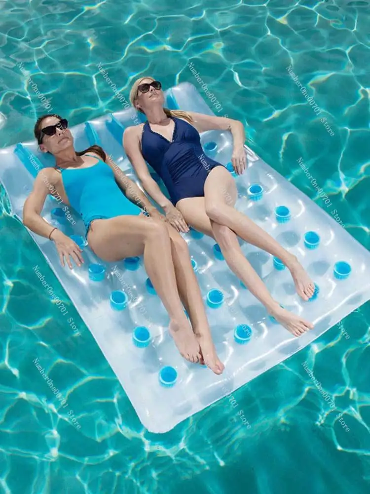Водная Лежанка волшебный коврик плавающий двойная плавающая кровать воздушный