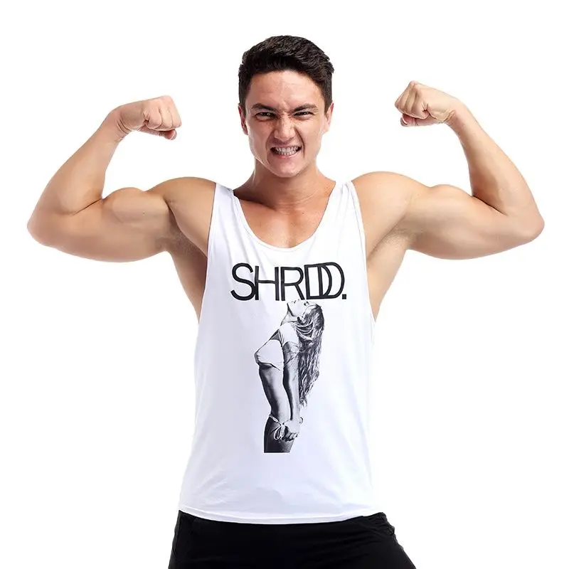 

Мужская летняя майка без рукавов модная майка для баскетбола и тенниса тонкий спортивный топ нательная футболка для фитнеса Толстовка для ...