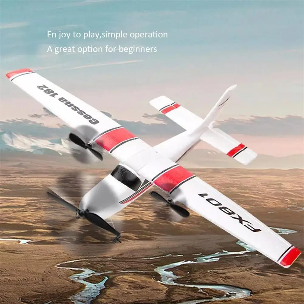 

FX801 RC Plane EPP Foam Glider Airplane Gyro 2.4G 2CH RTF Remote Control Wingspan Aircraft Funny Boys Airplanes Interesting Toys