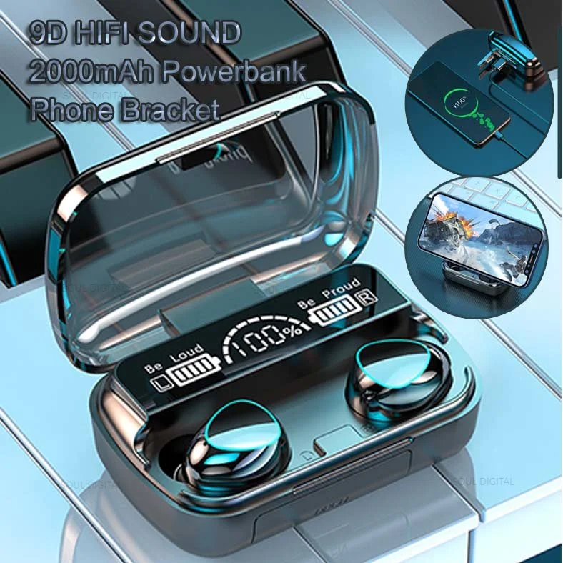 

Наушники M10 Tws Bluetooth, гарнитура для свободной руки, наушники с проекцией, наушники Blutooth HiFi, стерео музыка, беспроводные наушники, водонепрониц...