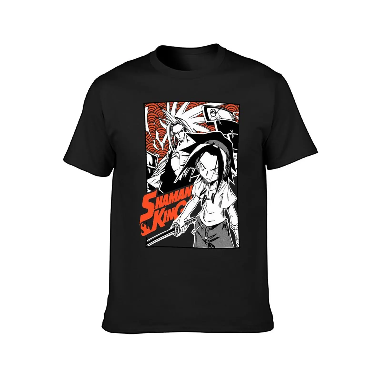 

Shaman King Amidamaru T-Shirts Otaku Mecca Anime Amidamaru Soul Trendy T-Shirt Crew Neck Printed 100% Cotton Tshirt Couple Tops