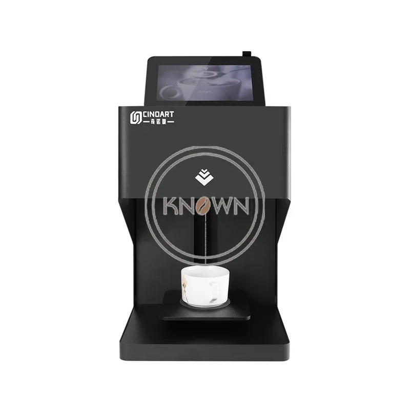 

Commercial popular 3D selfie coffee art printer printing machine for cafe coffee shop cappuccino free shipping