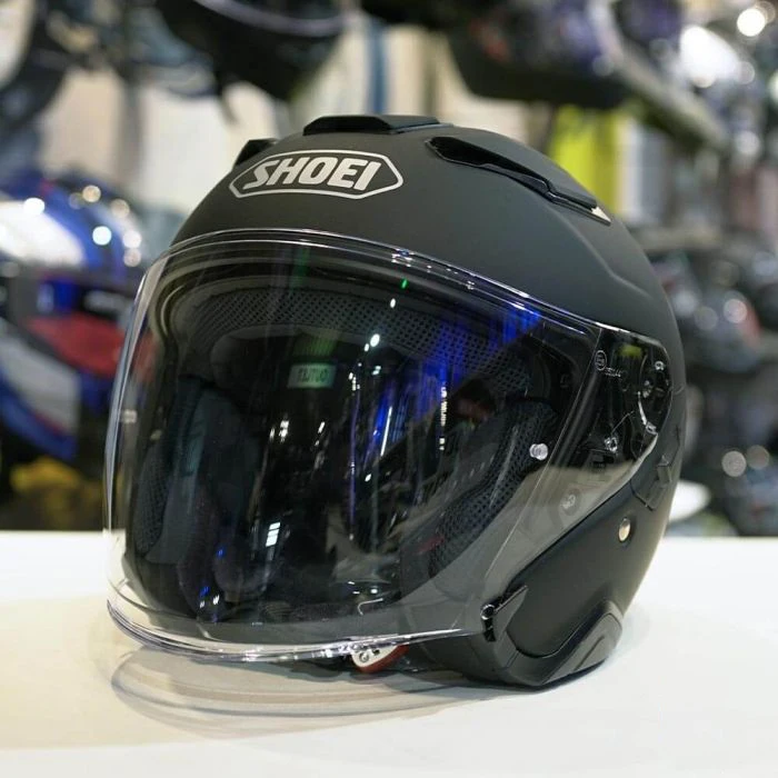 

Open Face J-Cruise II Adagio Matte black Motorcycle Helmet Riding Motocross Racing Motobike Helmet