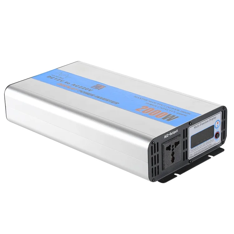 

48V 36V 24V 12V DC to AC 2000W power inverter Pure Sine Wave 2000 Watt vehicle voltage converter 24V