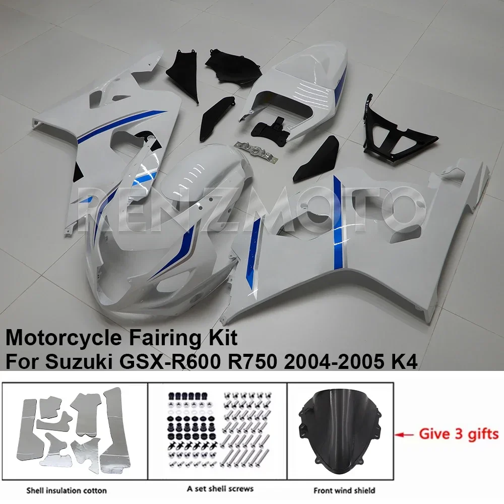 Для Suzuki GSX-R600 R750 04-05 K4 K5 обтекатель мотоциклетный комплект обвеса украшения