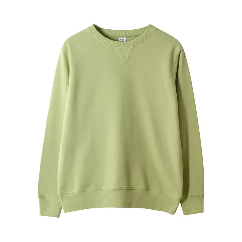 

2022NEW New Autumn Long Sleeve Women Hoodies Pure Color Casual Tops Couple's O-Neck Cotton Hoodies Women Sweatshirt