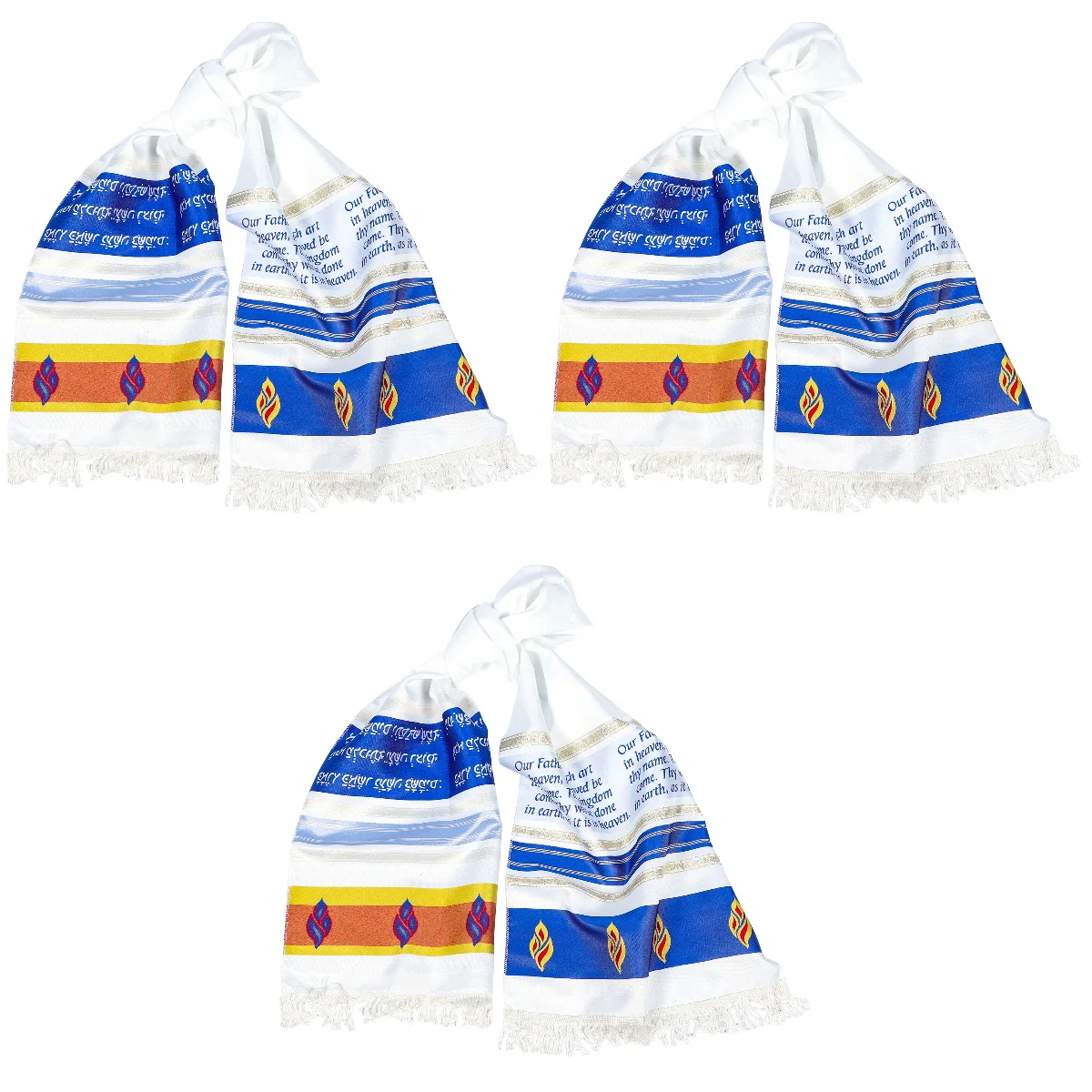 

Set 3 Prayer Towel Scarf Messianic Shawl Women Stand Out Our Light Fabric Talit