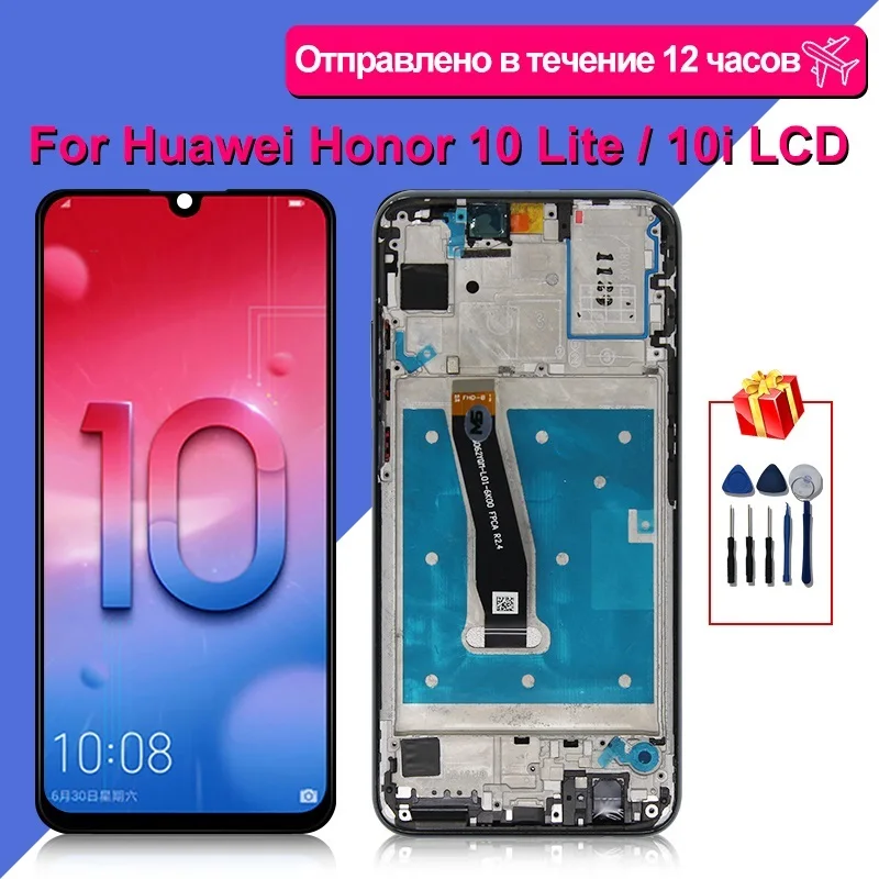 

6.21" For Huawei Honor 10 Lite LCD Display Touch Screen Replacement Parts For Honor 10i HRY-LX1 HRY-LX2 HRY-LX1T LCD