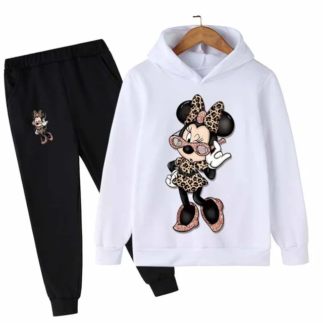 Kids Clothes Set Baby Boy/Girl T-Shirt + Shorts Minnie Mouse Clothing Cotton Cartoon Casual Tracksuit Children Baby Clothes Set 3
