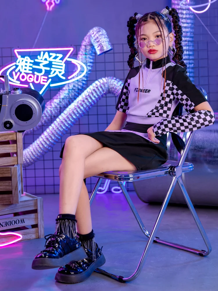 Костюм ZZL K-PoP для девочек модный костюм джазовых танцев детский представлений и