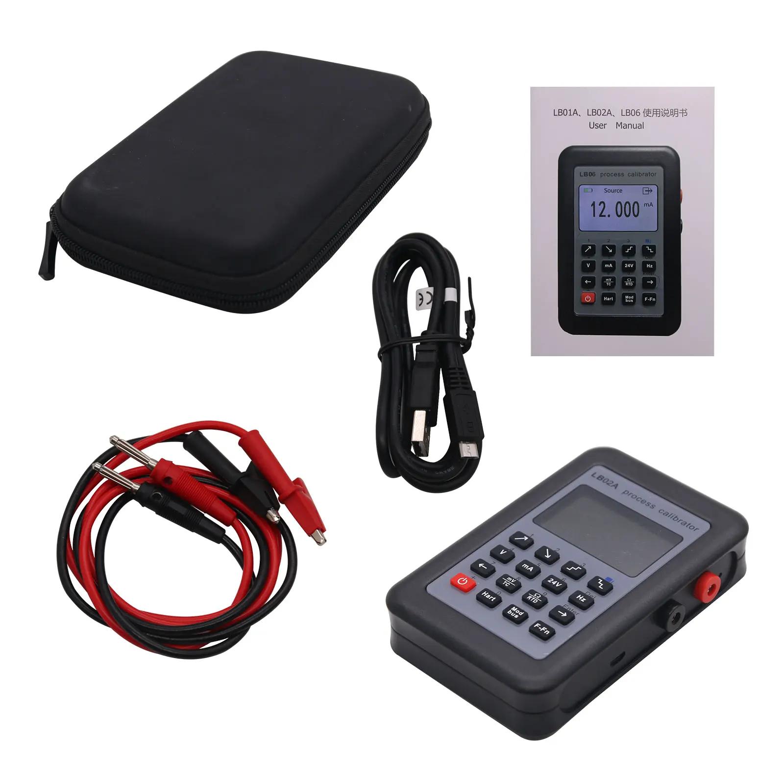 

Multifunction Process Calibrator Signal Generator for Frequency RTD TC MV MA Calibration