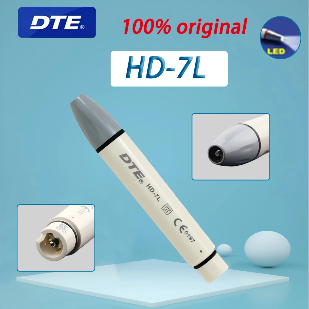 Фото Ультразвуковой стоматологический наконечник Woodpecker DTE HD-7L HD-7H с LED-подсветкой для чистки зубов №5