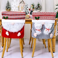 Chair Cover Christmas Decorations Dining Chair Covers Santa Claus Slipcover Case For Home Hotel Restaurant Table