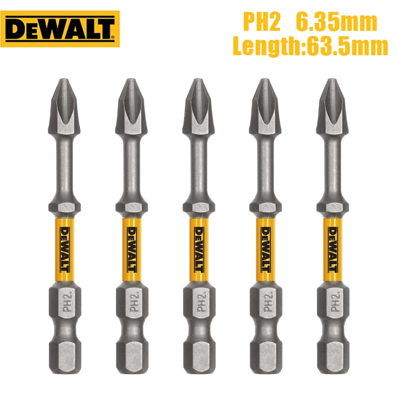 

DEWALT Original Screwdriver Bits Set PH2 Woodworking Tools Accessories Phillips #2 Power Drill Bit Electric Screwdriver Head