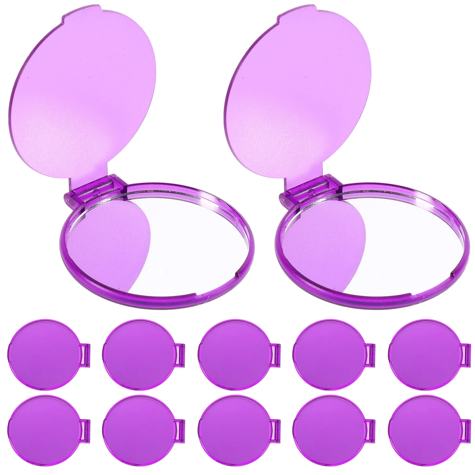 

24pcs Folding Mirrors Round Mirrors Retro Mirrors Gift Mirror for Students