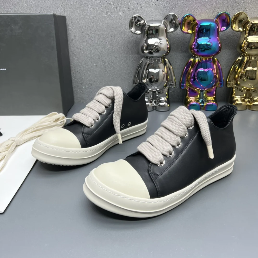 

Мужская обувь Rick Jumbo кружевные женские кроссовки Owens из натуральной кожи мужская повседневная обувь для тренировок