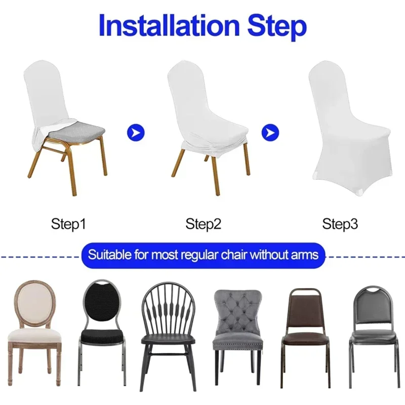 Однотонный флип-чехол стрейчевый чехол для свадебного банкета искусственный