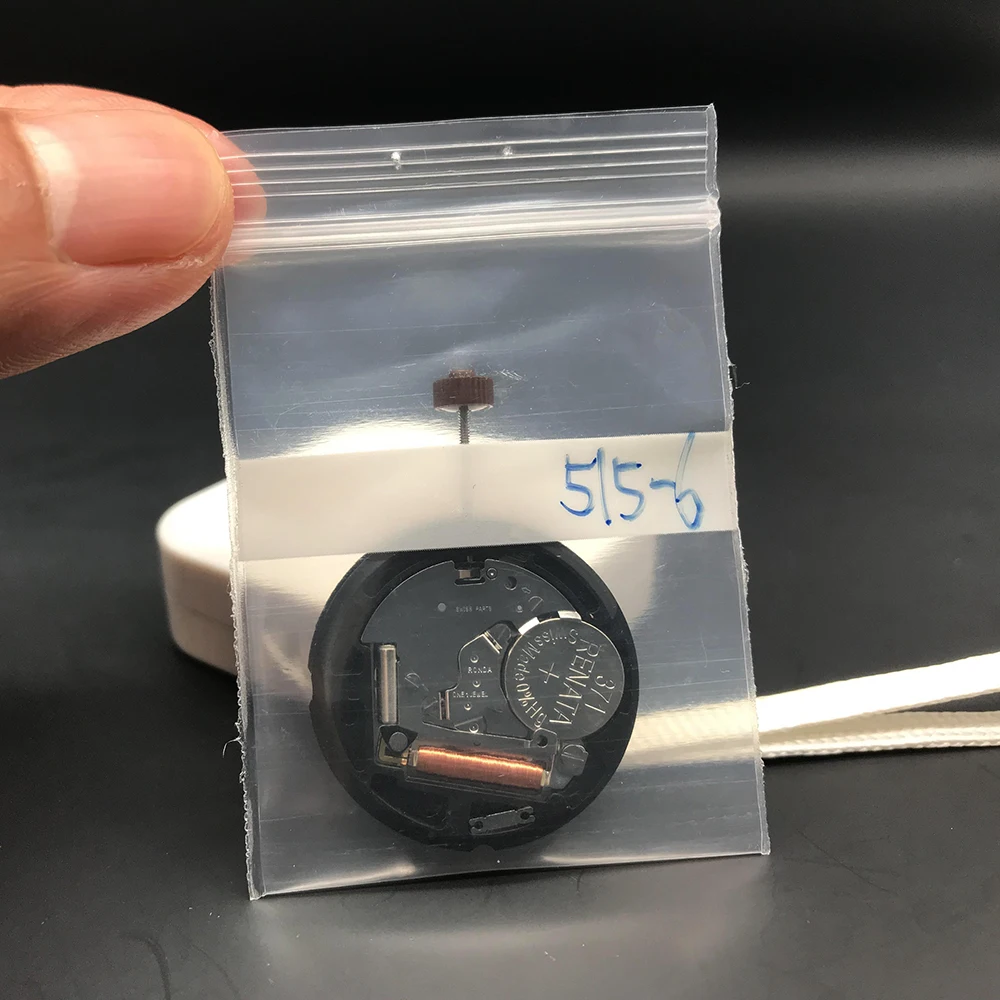 Лучшие детали Ronda 515-6 Кварцевый механизм для часов с батареей Renata 371 Механизм