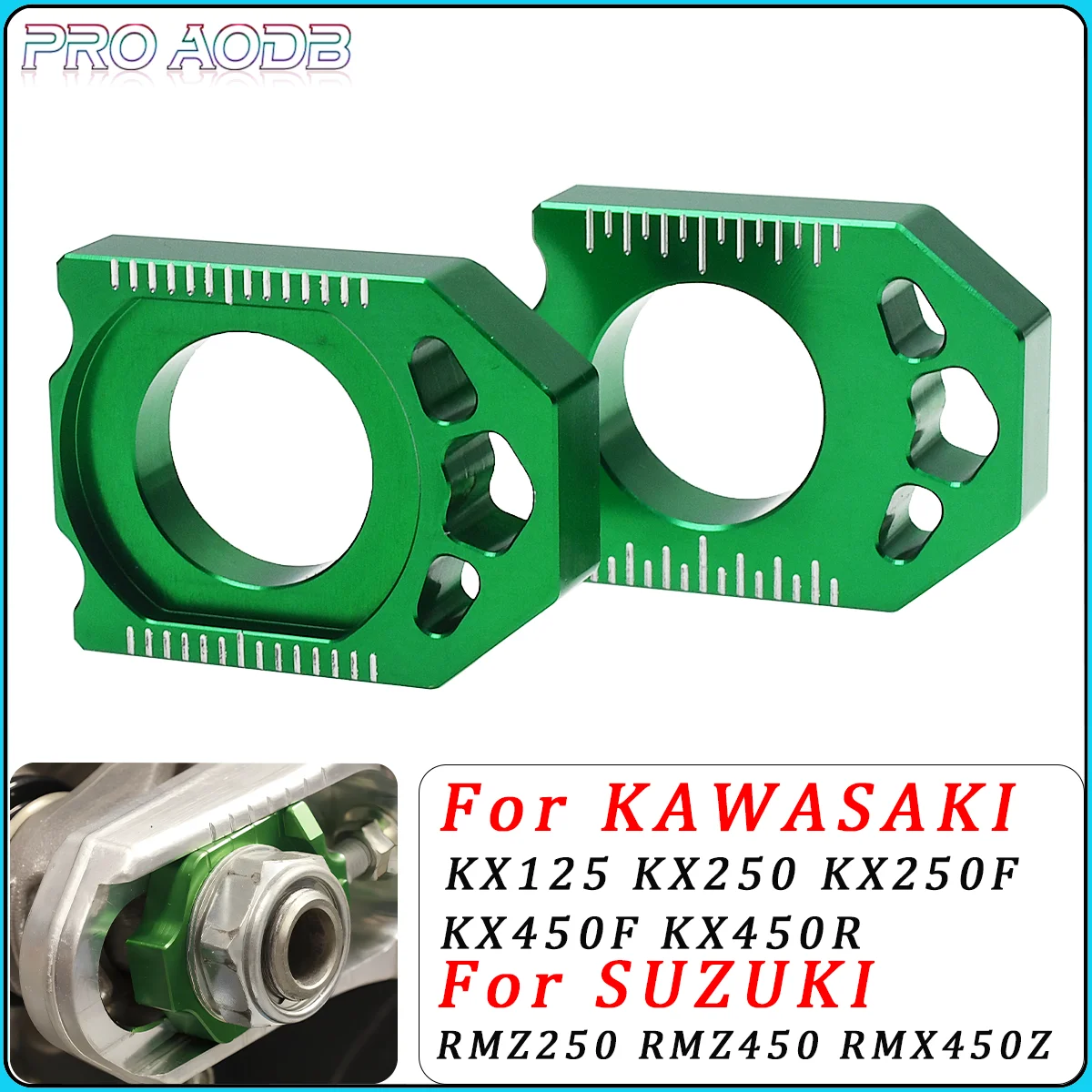 Мотоциклетная цепь заднего моста с ЧПУ для KAWASAKI SUZUKI KX125 250 250F 450F KLX450R RMZ250 RMZ450 RMX450Z