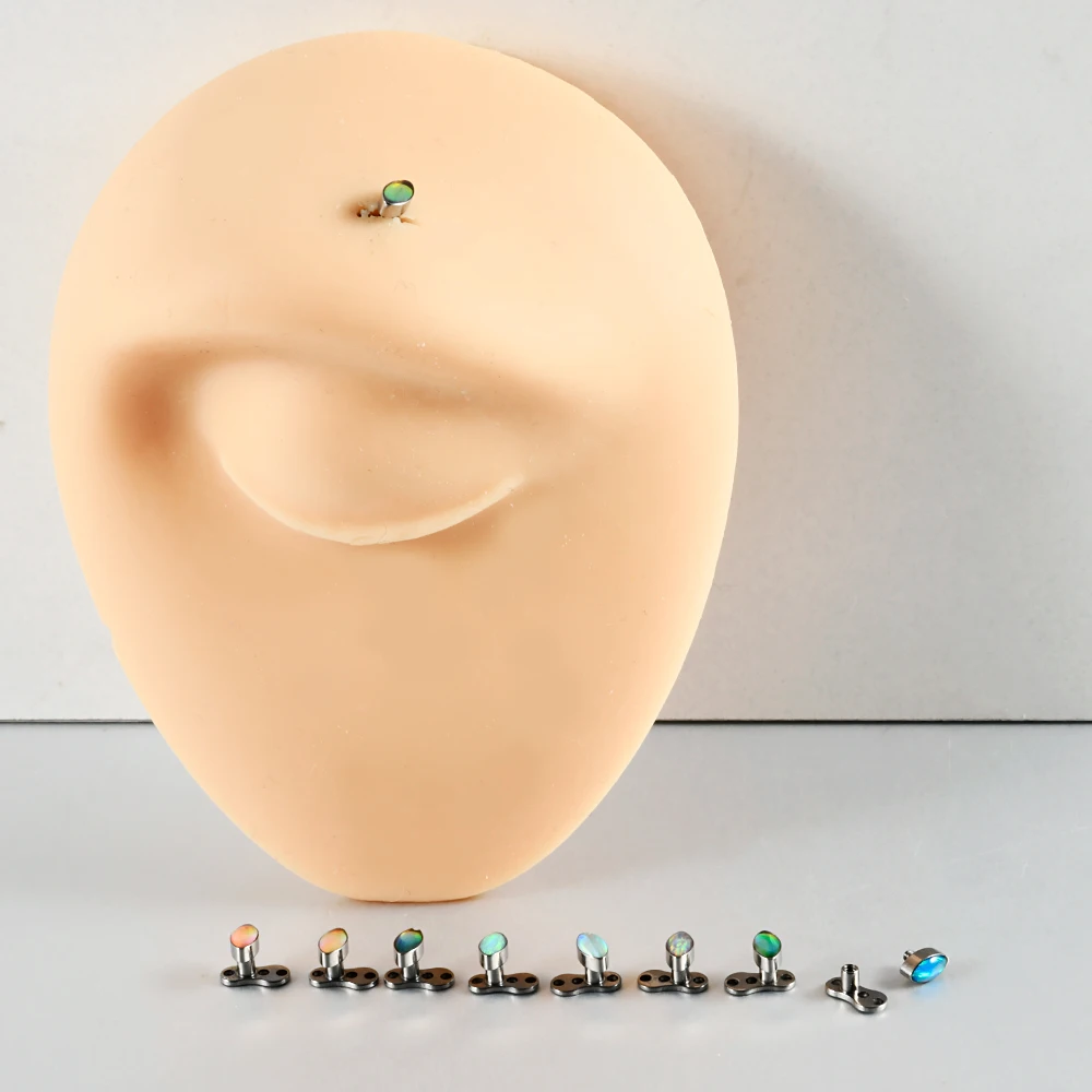 1 шт. 16 г класс 23 титановая флэш-пленка опаловые топы для гроба и дермальная основа