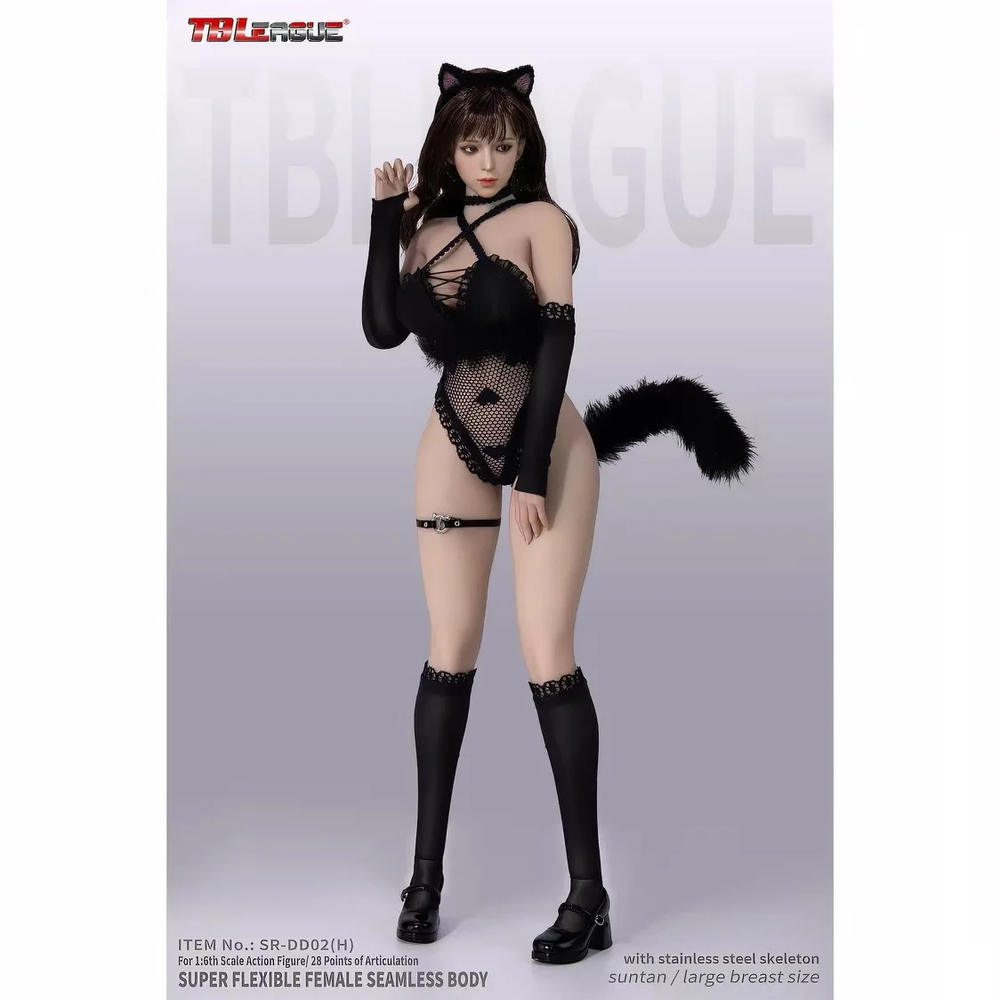 Фото TBLeague SR-CD01&02 SR-DD01&02 1/6 Женское бесшовное тело с изгибами песочных часов для экшн-фигурок, модель тела 12'' в пшенично-бежевом цвете. №5