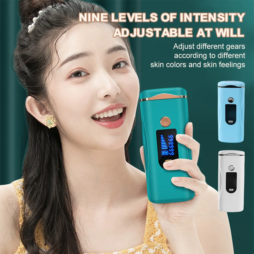 

IPL Hair Removal Device Permanent Painless Hair Remover with Eyeglasses and Shaver for Men Women Home and Travel Use