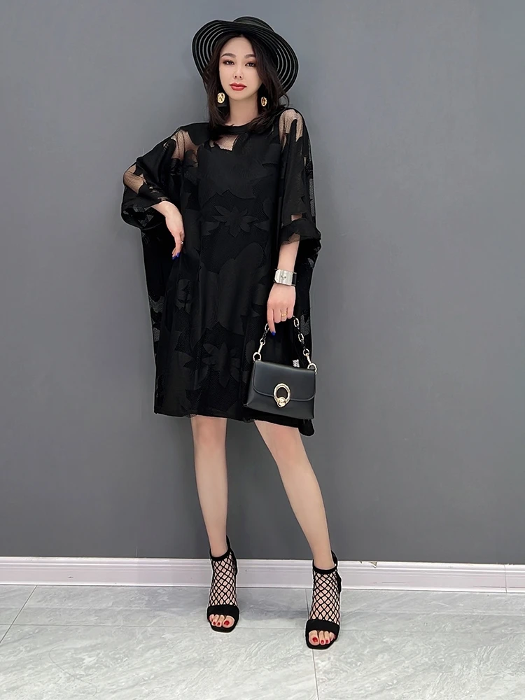 

SuperAen Europe 2022 Summer New Korean Fashion Women's Loose Shirt Temperament Oversized Shirt Dress Women