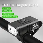 Фсветильник рь светодиодный велосипедный передний и задний, 1200 мА, 1000 л, с зарядкой от USB