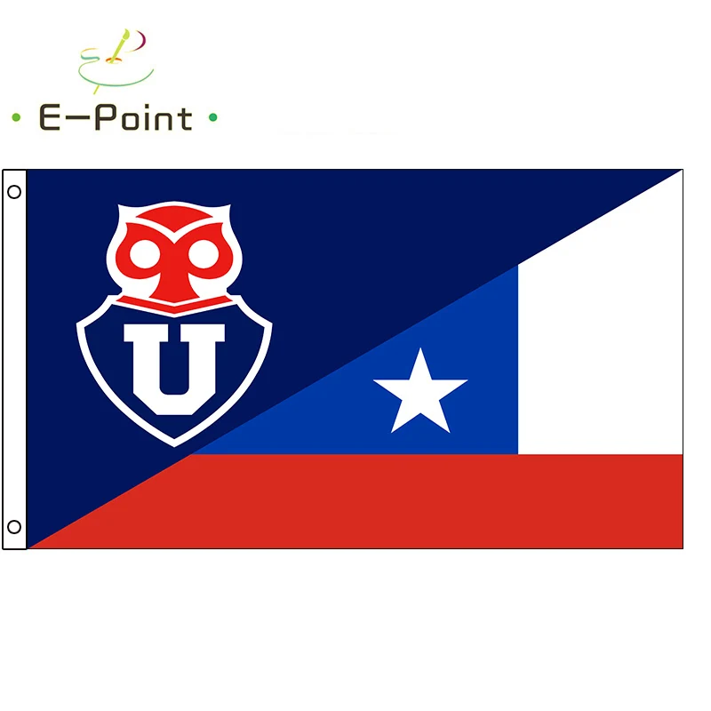

Half Chile Half Club Universidad de Chile Flag 3ft*5ft (90*150cm) Size Christmas Decorations for Home Flag Banner