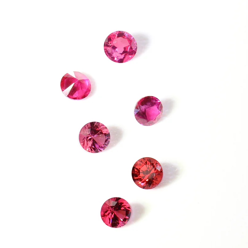 

Wholesale High Quality Natural Red Color Spinel Brilliant Round Cut Loose Gemstone For Jewelry