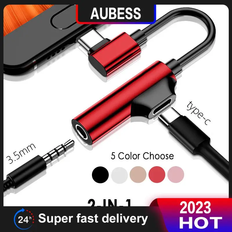 

Type C To 3.5mm Charger Earphone Cable Converter USB C Aux Audio Jack Adapter Headphone Converter For 6 6X 8 Note3 Mix 2