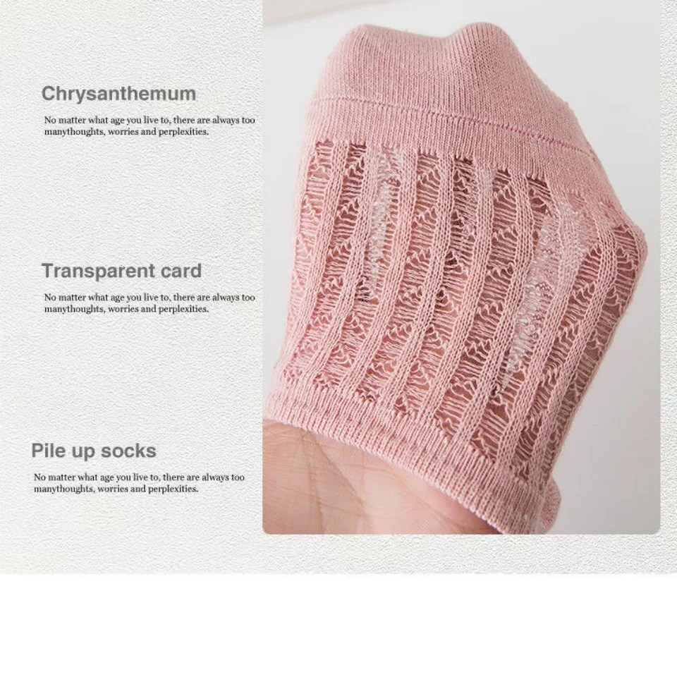 5 Pair Small Stretch Socks Women Invisible Boat Socks Summer Mujer Chaussette Ankle Low Female Cotton Show Breathable Calcetines