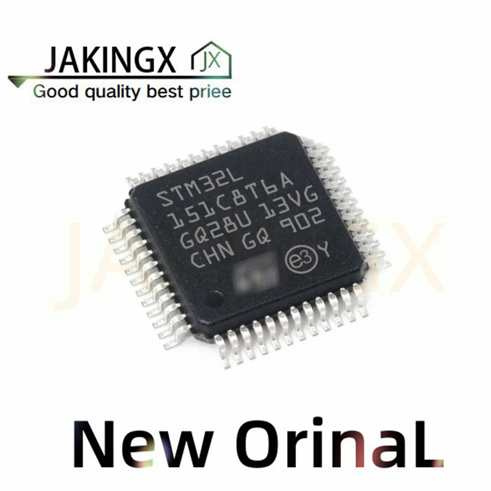 

1-100Pcs New Original STM32L151 STM32L151C8T6A MCU 32BIT 64KB FLASH 48LQFP