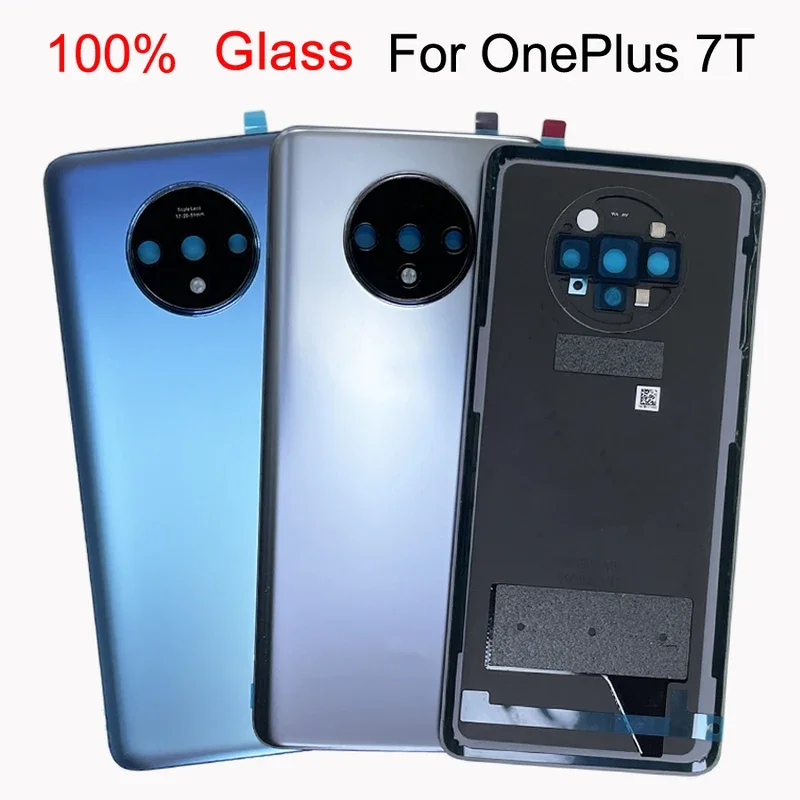 Задняя крышка для OnePlus 7T Gorilla Glass 5 запасные части задняя дверь корпус камеры
