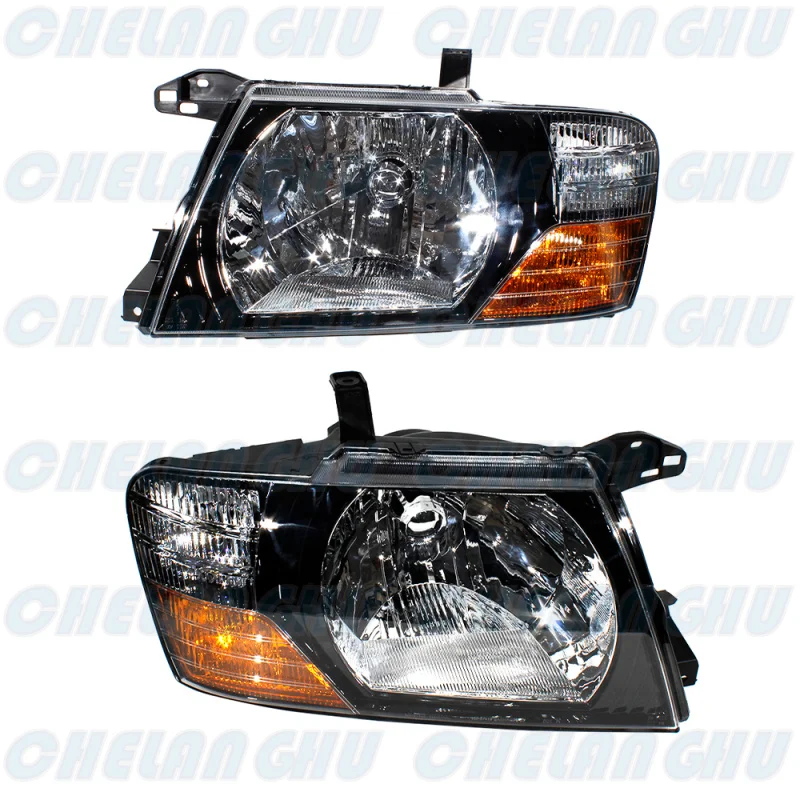 1 пара фар в сборе подходит для Mitsubishi Pajero MONTERO 2000 2001 2002 2003 2004 2005 2006 автомобильные