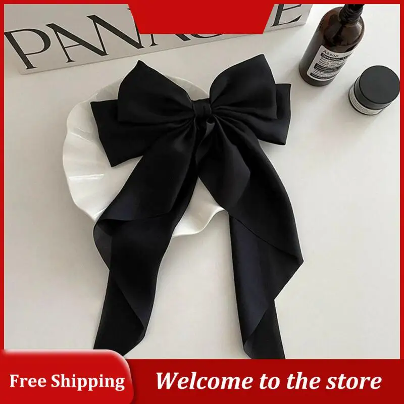 

Solid Color Hair Clip Comfortable To Wear Bow Knot Hair Accessories Hairpin Soft And Smooth 3 Colors Hairpin/edge Clip Manual