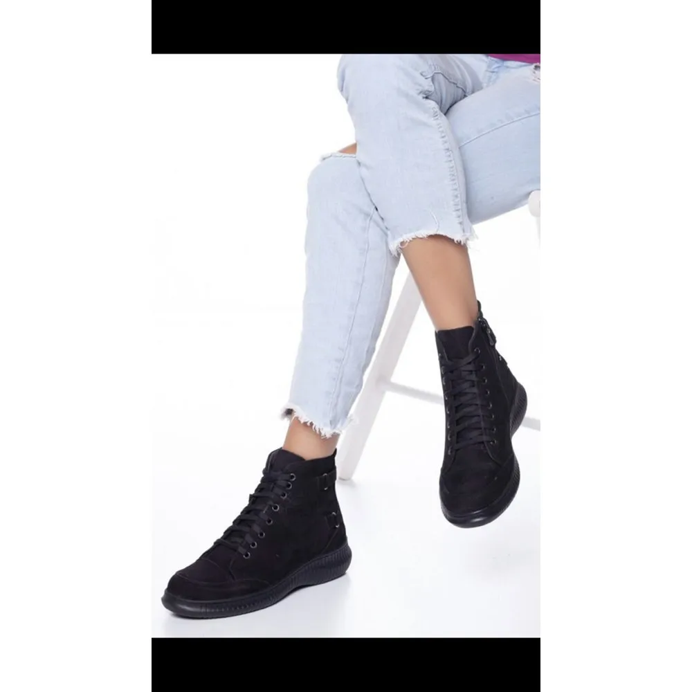 

Dorlie Women Genuine Real Leather Zipper Short Boots