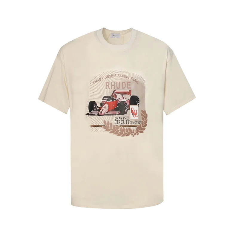 

220 лен и хлопок, ревень 23SS, пара с короткими рукавами 32s