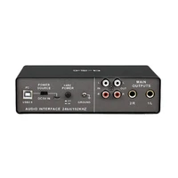q 24 professional audio sound card with monitor electric guitar live broadcast recording for studio singing computer pc