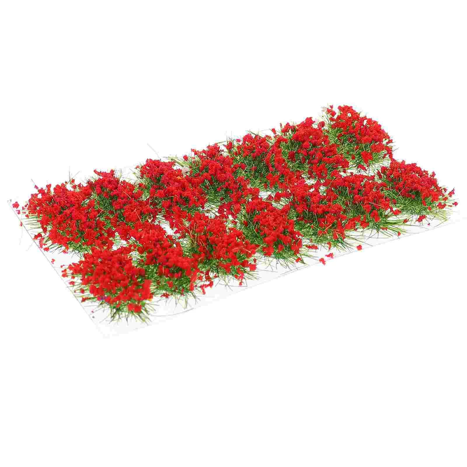 

Grass Flower Cluster Miniature Model Static Artificial Scenery Tufts Flowers Sand Table Mini Decor Tuft Railway Terrain