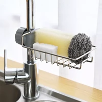 kitchen sink drain rack faucet holder hanging detachable holder soap drainer shelf basket organizer bathroom accessories