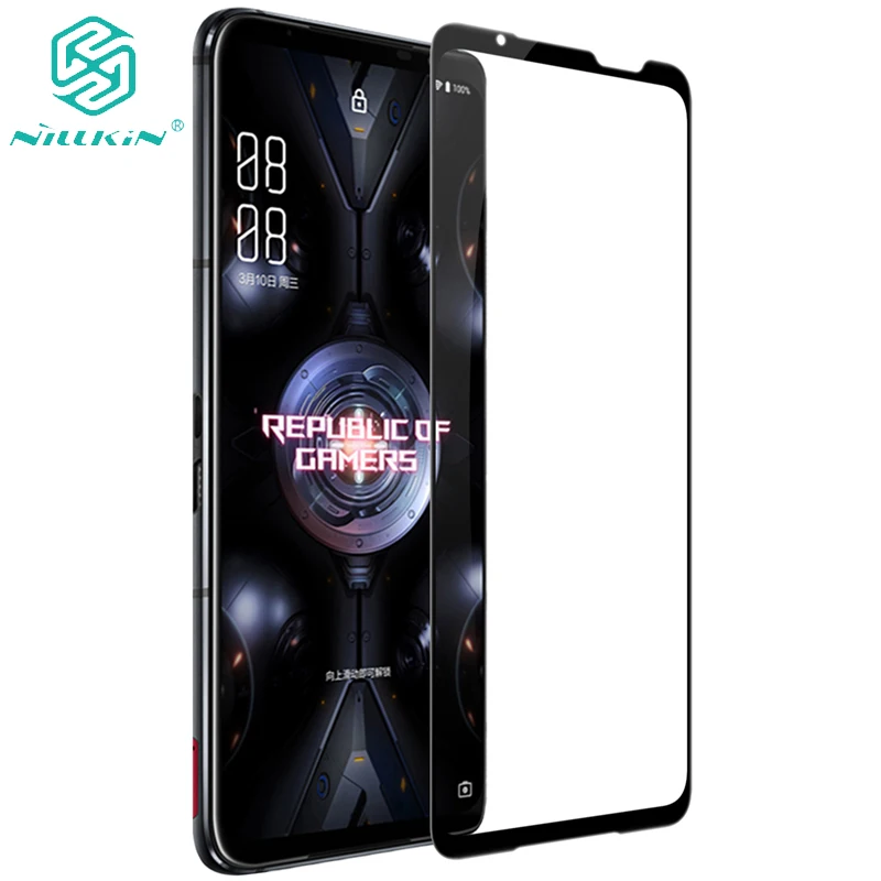 

For Asus ROG Phone 5 5S 6 Pro Tempered Glass NILLKIN Amazing CP+Pro 2.5D 9H 0.33mm Full Coverage Anti-burst Film for ROG Phone 6